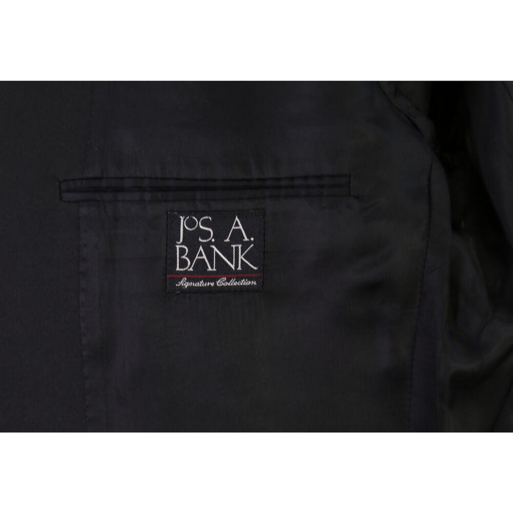 Jos A Bank Signature Black 1-Btn Notch Lapel Formal Tuxedo Dinner Wool Suit 42L - Picture 7 of 9